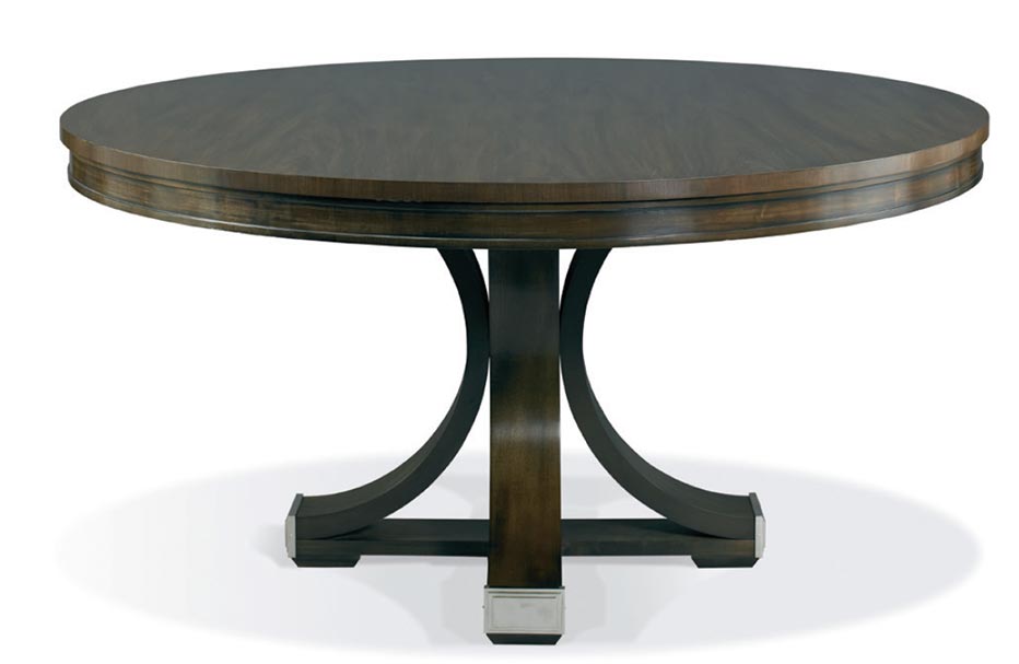 Custom Dining Table Works Hickory, 72 Inch Round Pedestal Dining Table
