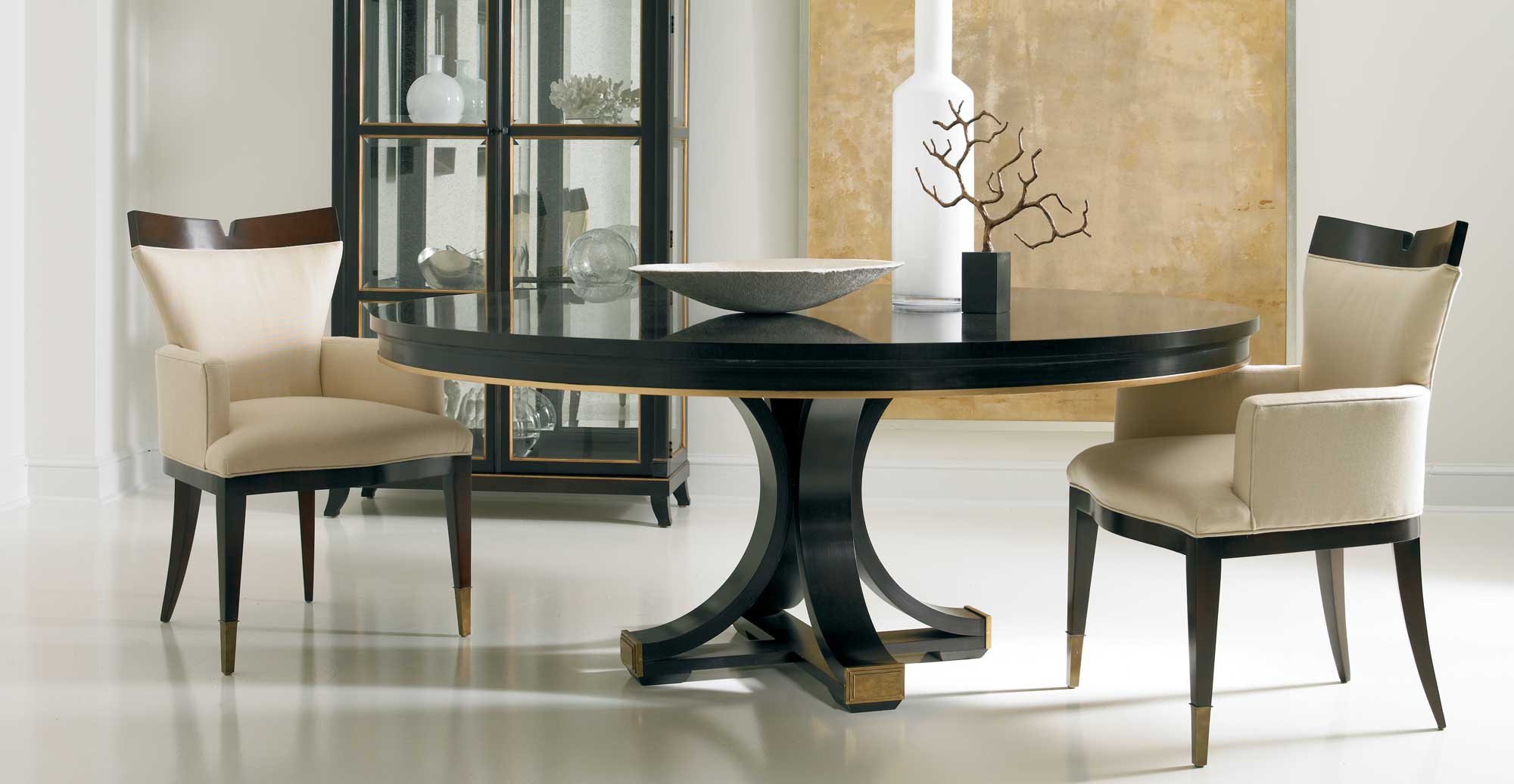 48 inch round pedestal dining table set